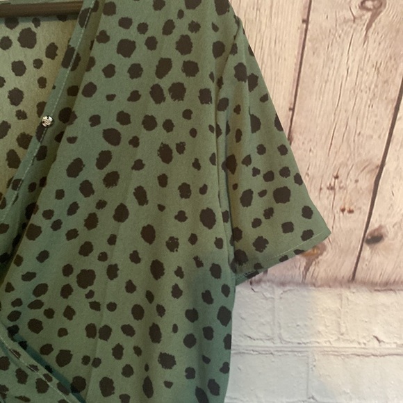 Beachsissi Green & Black Beach Swim Coverup Dress Size L - Picture 7 of 11